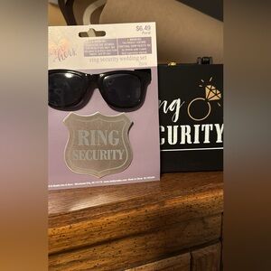Ring Security Wedding Set with Sunglasses